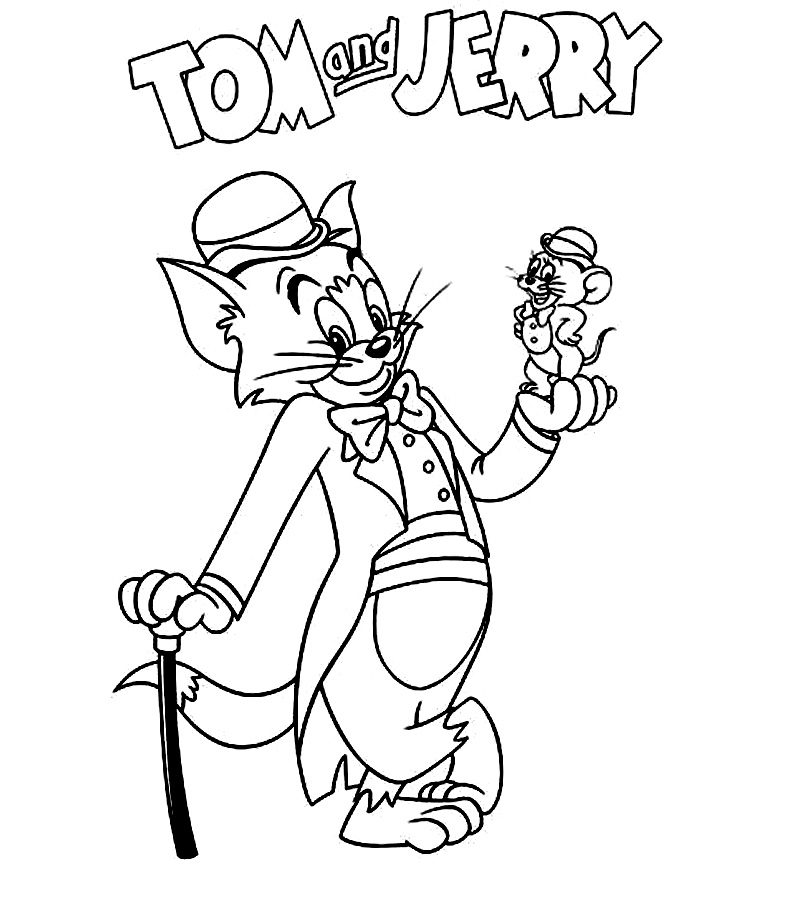 Desene De Colorat Tom Si Jerry